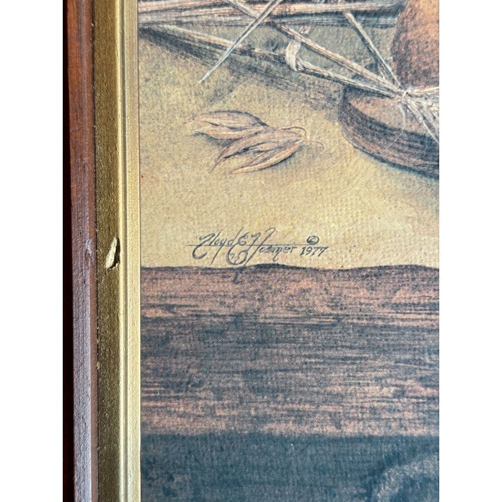 1977 Vintage Printed Bread of Life Matthew by Floyd E Hosmer L 24" x W 19" - Picture 9 of 16